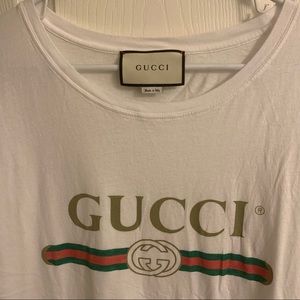 Authentic Gucci Logo T-Shirt